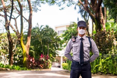 Trained security personnel